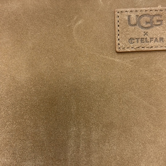 Ugg‎ Telfar Medium Shearling Bag Tote Travel Shopping Purse Brown Designer NEW - Picture 9 of 16
